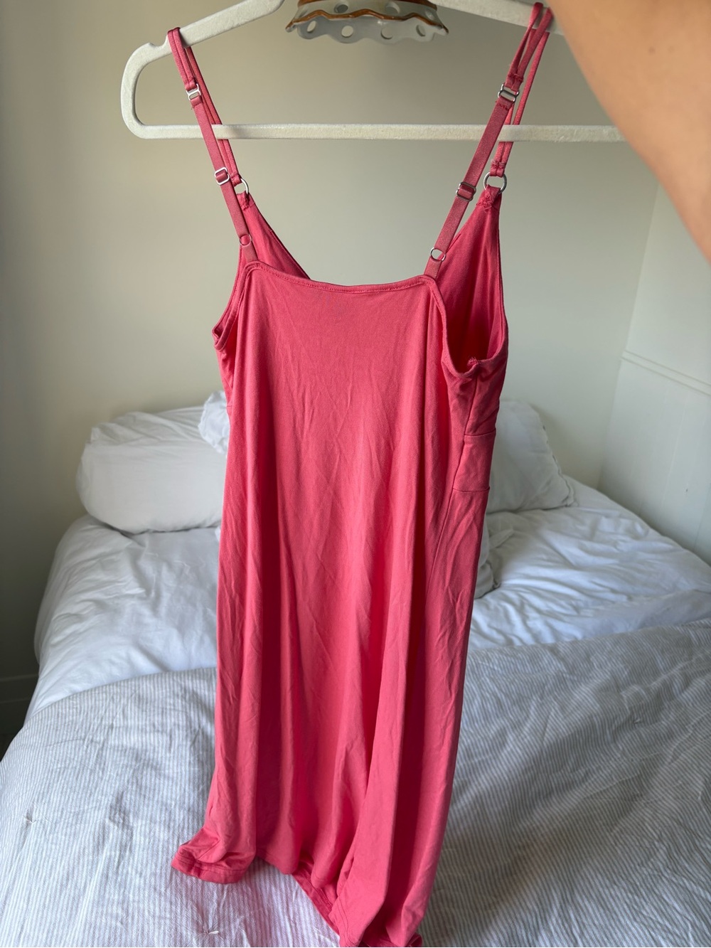 vintage 90's y2k coral Bodycon Dress - Picture 6 of 6